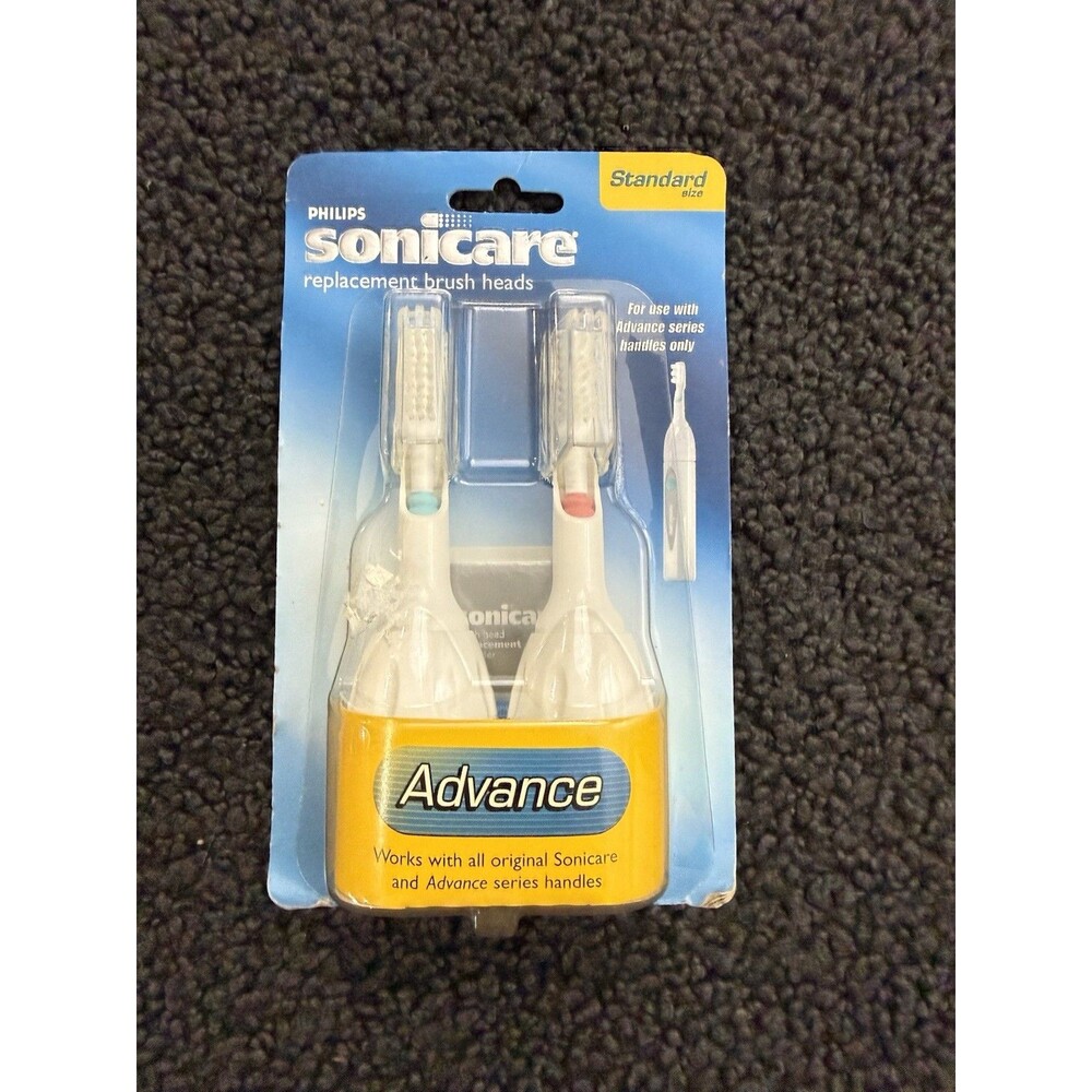 Philips Sonicare Advance Replacement Toothbrush Heads Vintage 2003